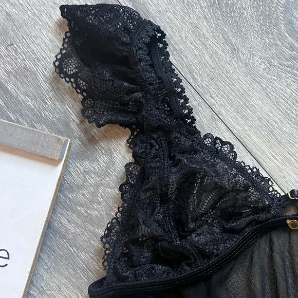 Gooseberry Intimates Coquette Slip Dress Black Size XS - Picture 8 of 13